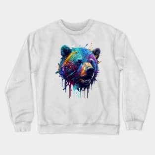 Bear Splash Art: Powerful Fantasy Representation #4 Crewneck Sweatshirt